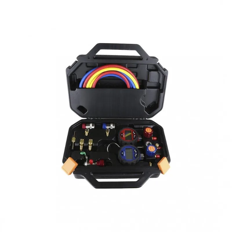 Manifold Digital Elitech Premium 87 Gases Maleta E Engates