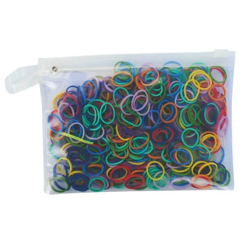 Tail Tamer Slick Bands Multi / 400 Count