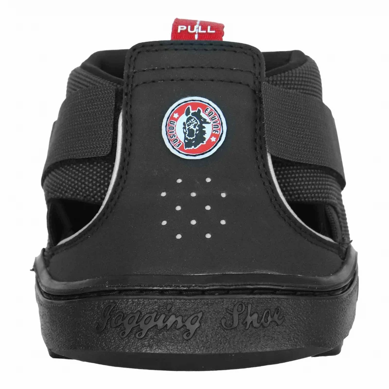 Equine Fusion Trekking Jogging Shoe Hoof Boot Single Black / 15S