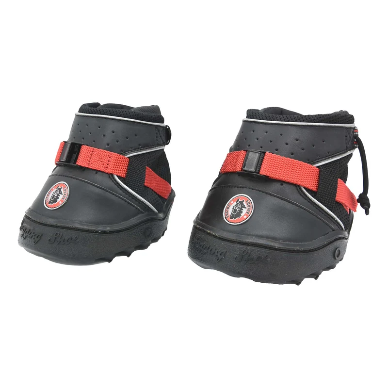 Equine Fusion Ultra Jogging Shoe Hoof Boot Pair Black / 14S