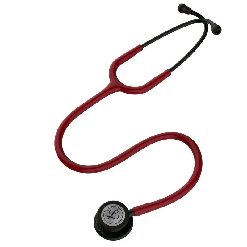 Estetoscópio Littmann Classic Iil Burgundy Black 5868