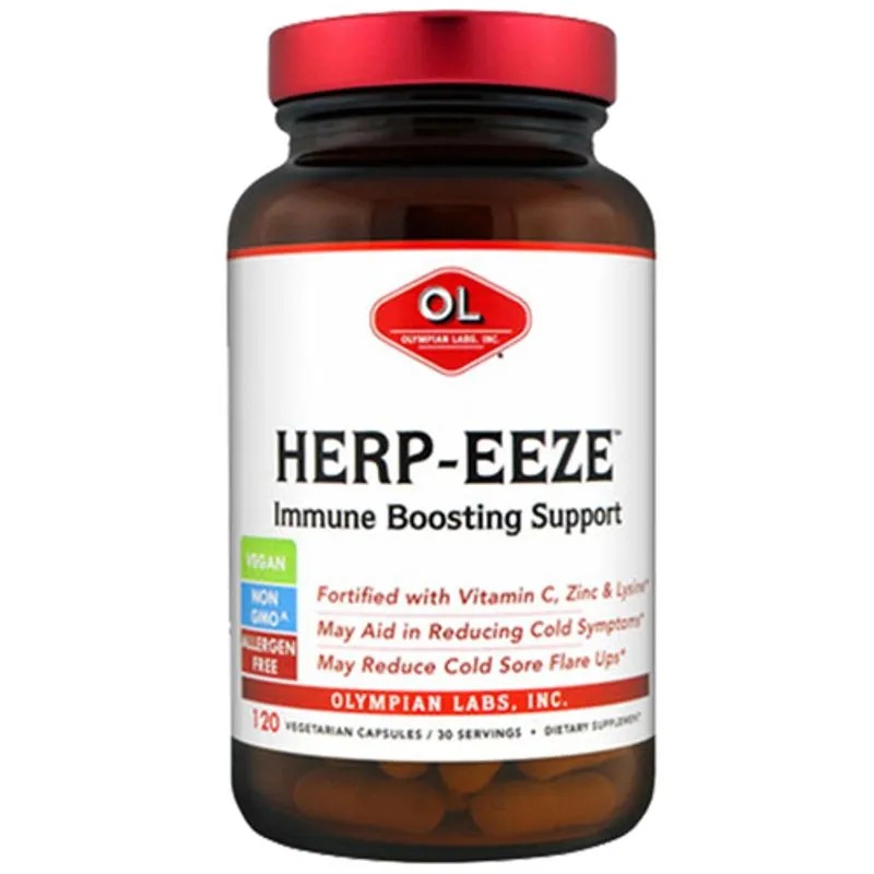 Herp Eeze 120 Bonés Da Olympian Labs