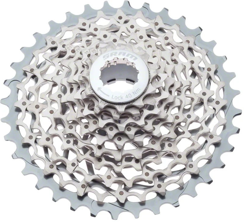 Elevn Pro 8.25" SLT Race Bar, White w/Black Logo Speed 11-36t Silver