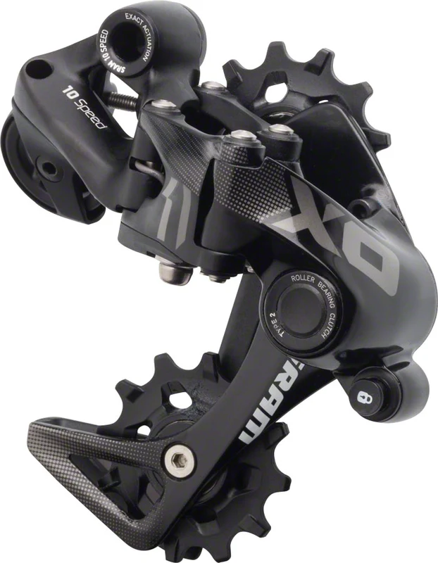 SRAM X01DH X01 DH 10 Speed Medium Cage X-Horizon Type 2.1 Rear Derailleur Black Logo