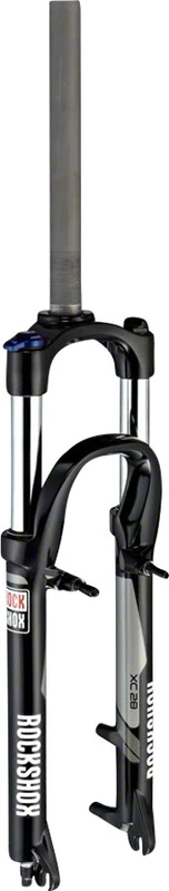 RockShox XC28 Fork 26" 100mm Coil TurnKey 9mm QR Crown Adjust Steel Steerer 1-1/8" Post and Disc A2 Black