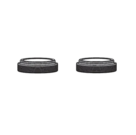 Kit paraoli esterni ROCKSHOX/SKF a basso attrito da 35 mm senza flangia per forcella PIKE/LYRIK B1/YARI/BOXXER/DOMAIN, neri #11.4018.028.014