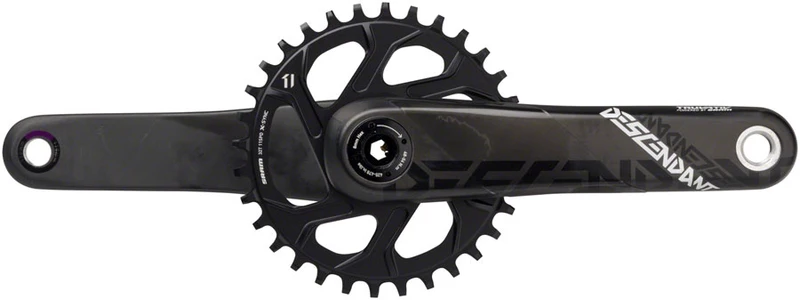 TruVativ Descendant Carbon Crankset Boost 170mm 11 Speed 32t Direct Mount BB30/PF30 Spindle Interface Black