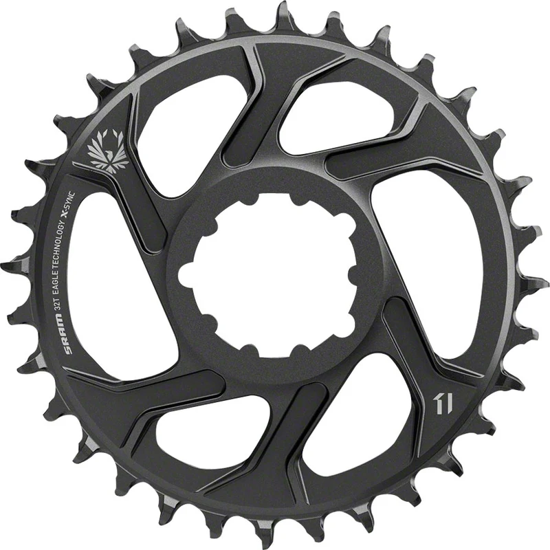 Sram Chain Ring X-SYNC 2 Direct Mount 6mm Offset Alum Eagle Black / 38t