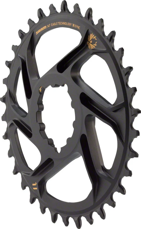 Sram Chain Ring X-SYNC 2 Direct Mount 6mm Offset Alum Eagle Gold / 34t