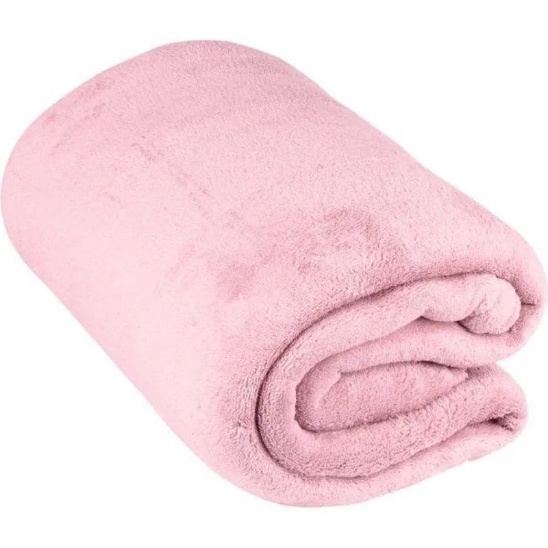 Cobertor Manta Casal Padrão Anti Alérgico Rosa
