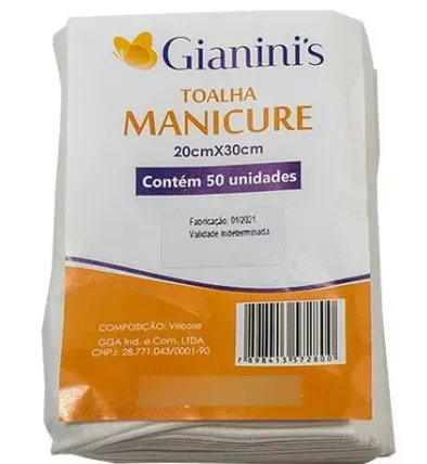 Toalha Manicure Descartavel C/50