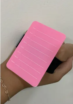 Placa de Pulso Rosa