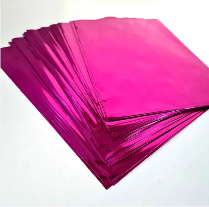 Saco de Presente Rosa Metalizado 20x29 Cm