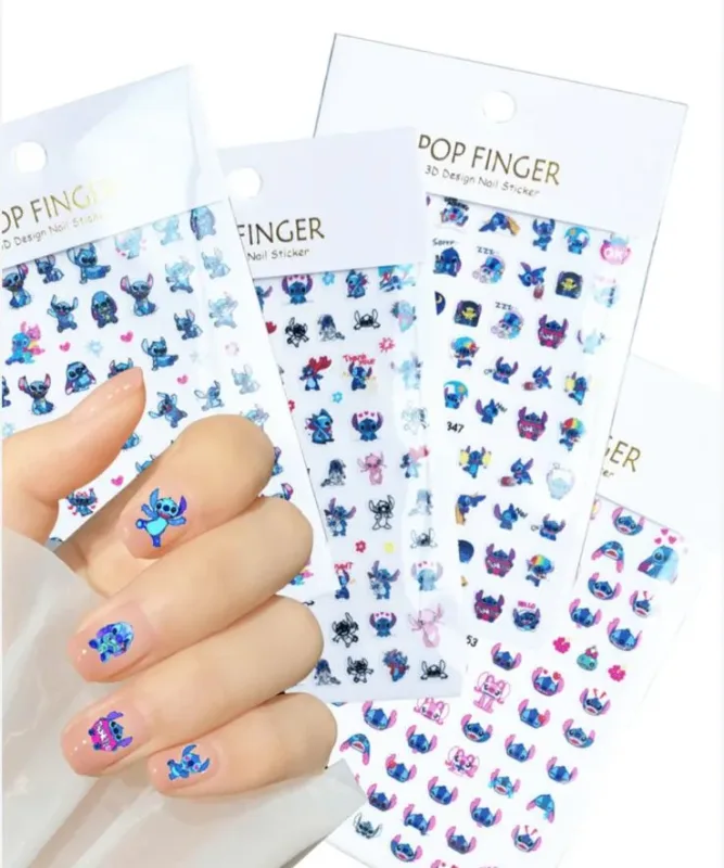 Adesivo para Unha Stitch