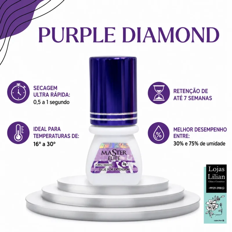 Adesivo Master Purple Diamond 3ml