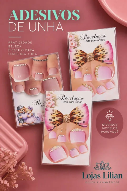 Adesivos Decorativos de Unhas