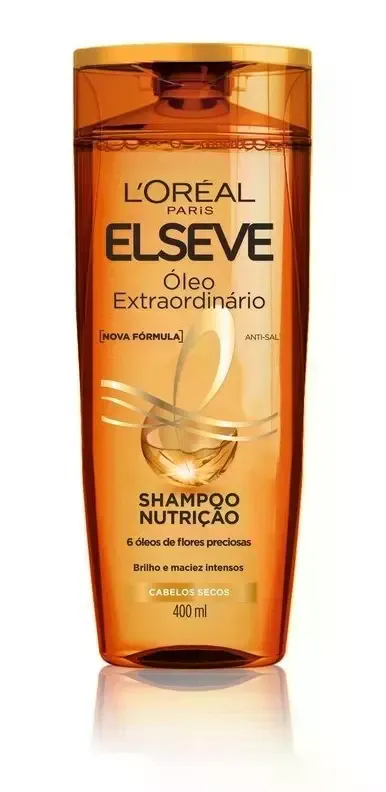 Shampoo Nutrição Óleo Extraordinário 400 Ml Elseve