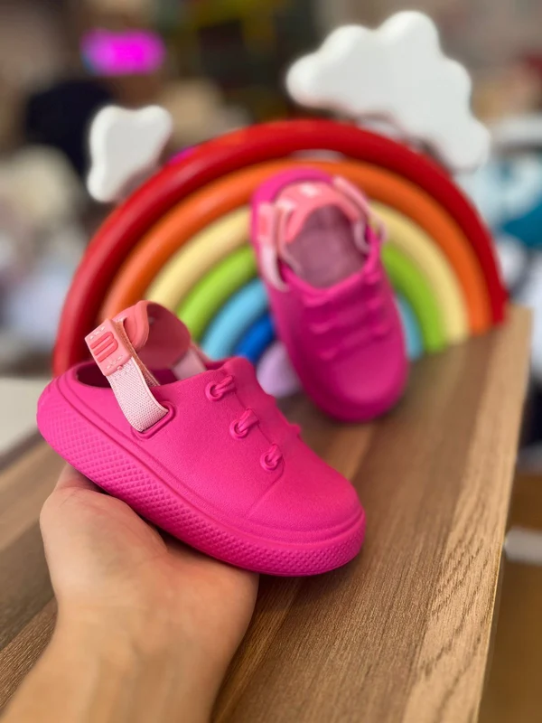 TÊNIS MINI MELISSA CHARLIE BABY COM DUPLO VELCRO MENINA MELISSA 30PRO50 Rosa / 19