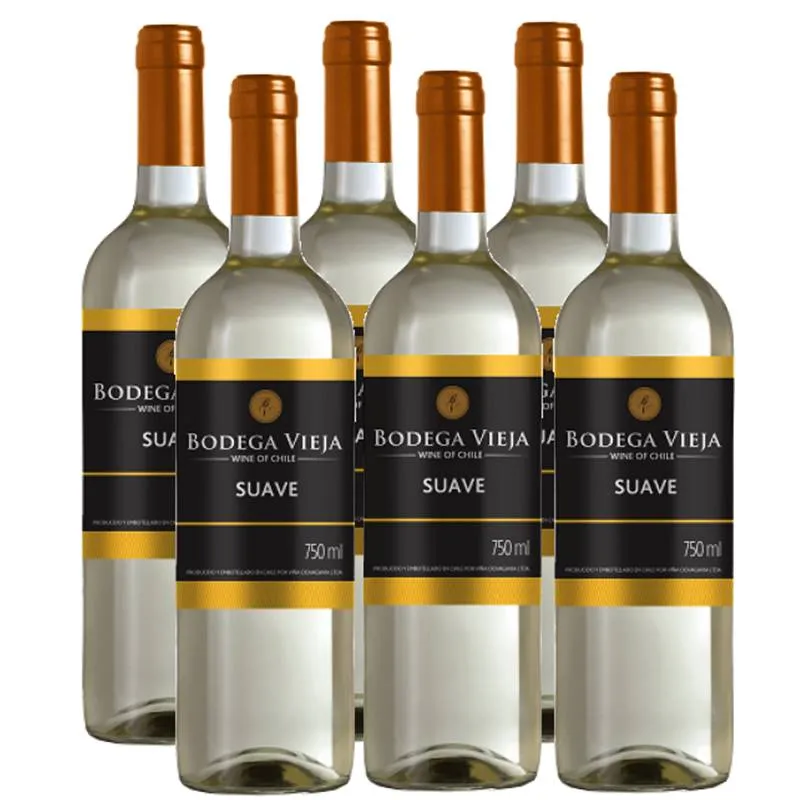 Vinho Bodega Vieja Suave 750ml 06 Unidades