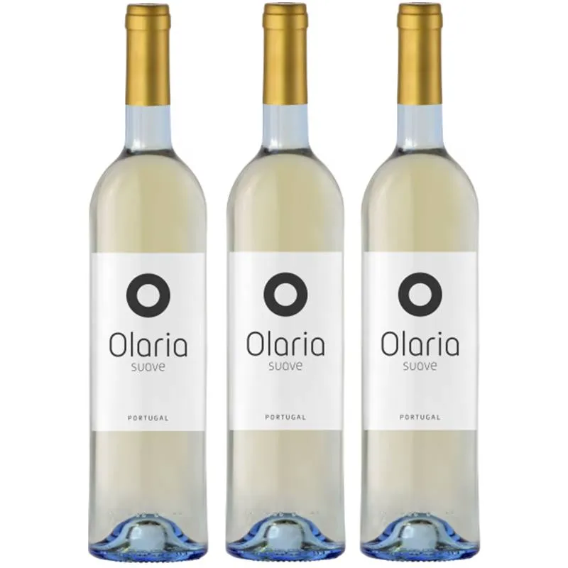 Vinho Português Olaria Branco Suave 750ml 03 Unidades