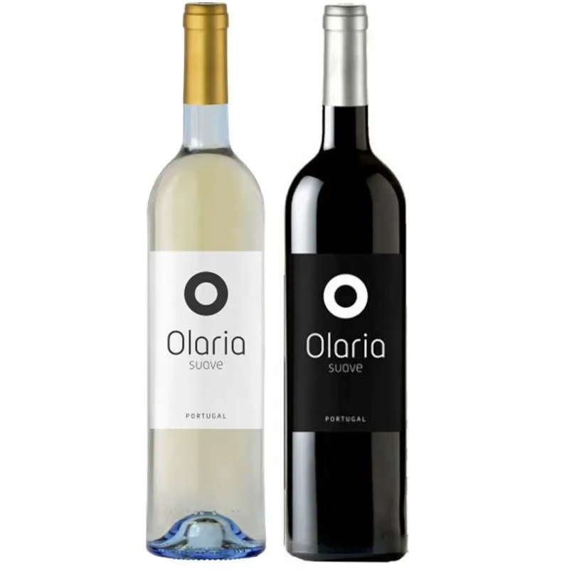 Kit Vinho Olaria 750ml 01 Branco Suave E 01 Tinto Suave