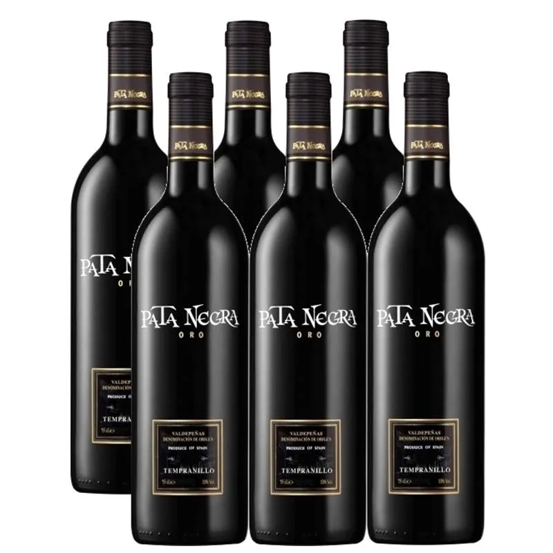 Vinho Pata Negra Oro Tempranillo 2014 - 750ml 06 Unidades