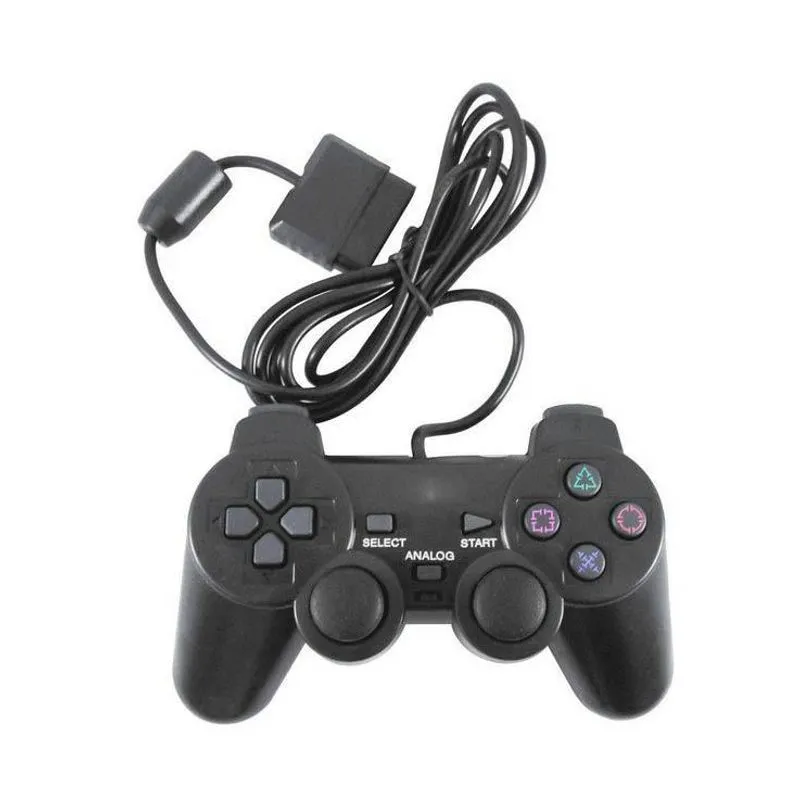 Controle Doubleshock 2 Para Ps2 Analógico - Preto
