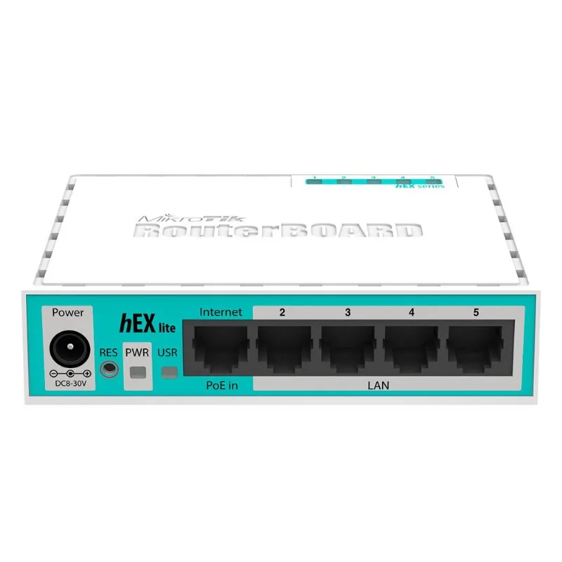 Roteador Mikrotik Hex Lite Poe 5 Portas 100mbps Rb750r2 Reg 08265-18-03817