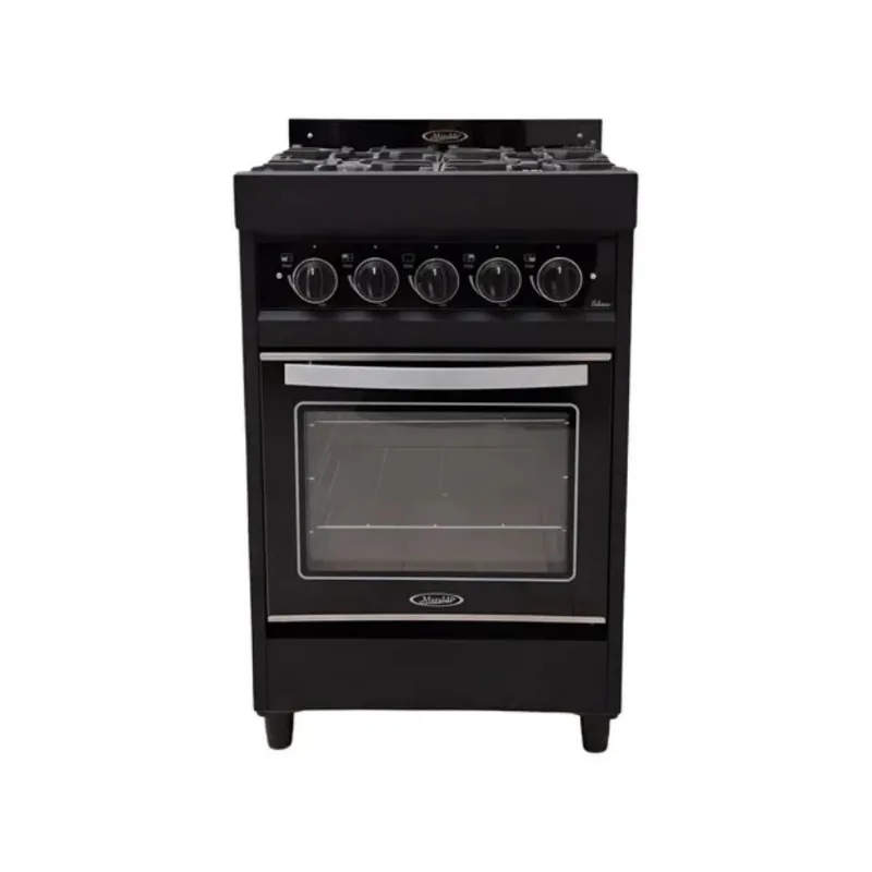 Cocina Multigas Maraldi Glass Black 55 Cm 4 Hornallas