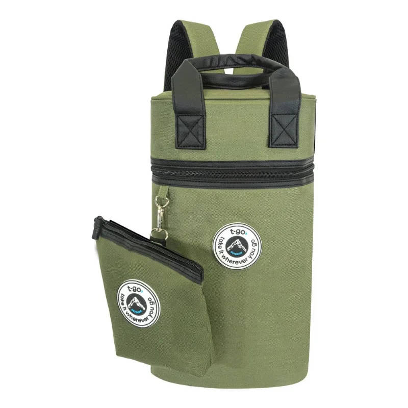 Mochila Matera T-go para termos 1.3 con yerbero 300gr Color Verde