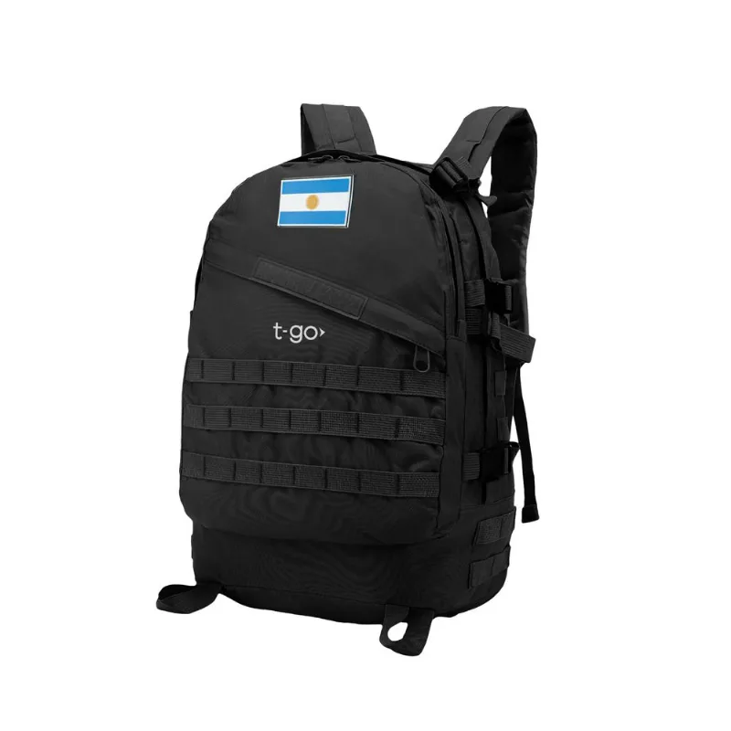 Mochila Tactica Militar Hombre 40 Litros Reforzada Ajuste Pectoral Abdominal Molle EM170 Mochila Negra Tactica Militar Hombre 40 Litros Reforzada Ajuste Pectoral Abdominal Molle EM170