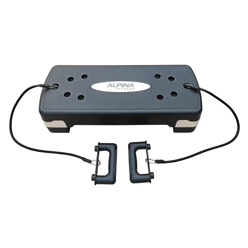Step Aerobico Plataforma Multifuncional 3 En 1 Alpina Negro