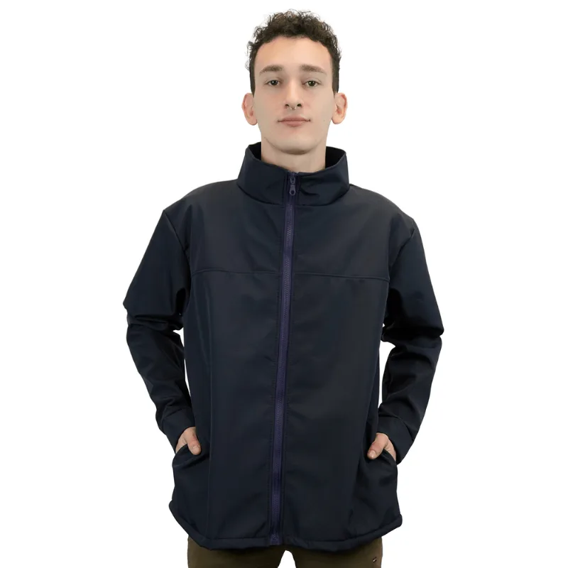 Campera Softshell Termica Alpina Bolsillos Azul M