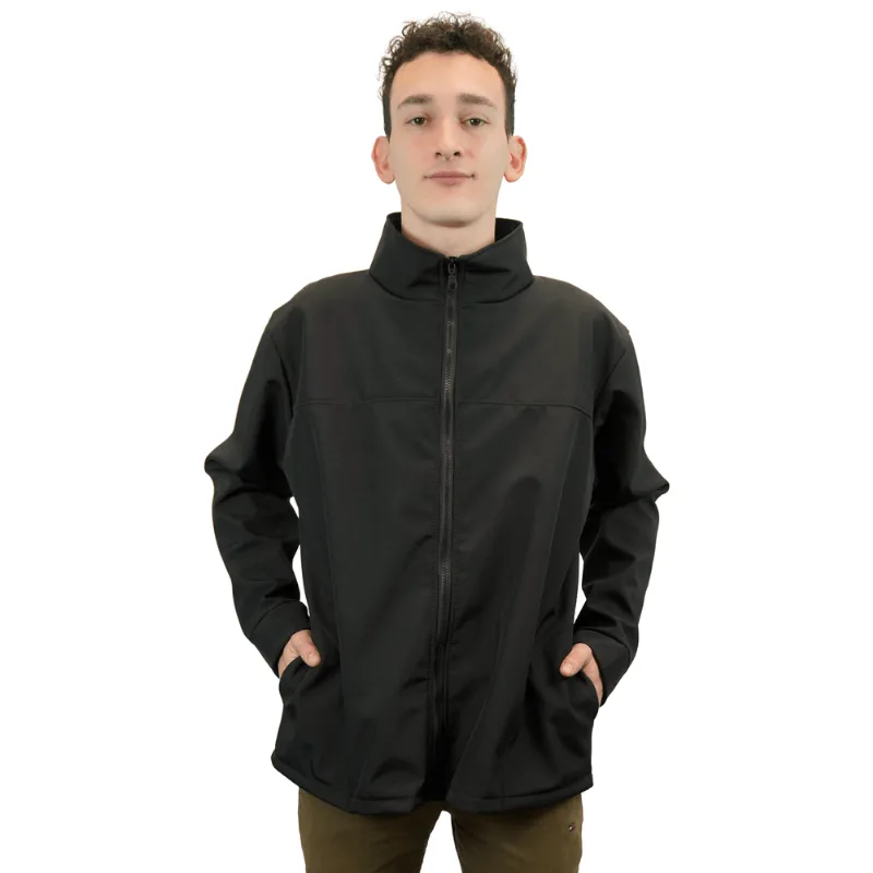 Campera Softshell Termica Alpina Bolsillos Negro M
