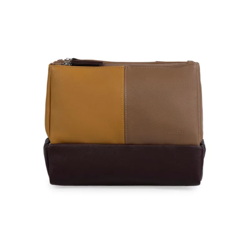 Necessaire Feminina Grande Recortes Caramelo G / Caramelo