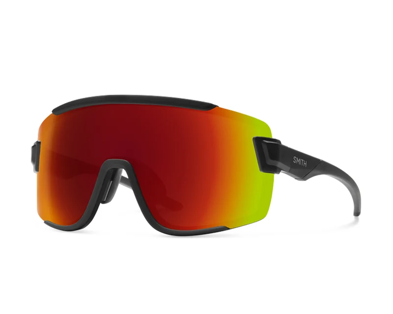 Smith Wildcat Sunglasses Matte Black / Chromapop Red Mirror
