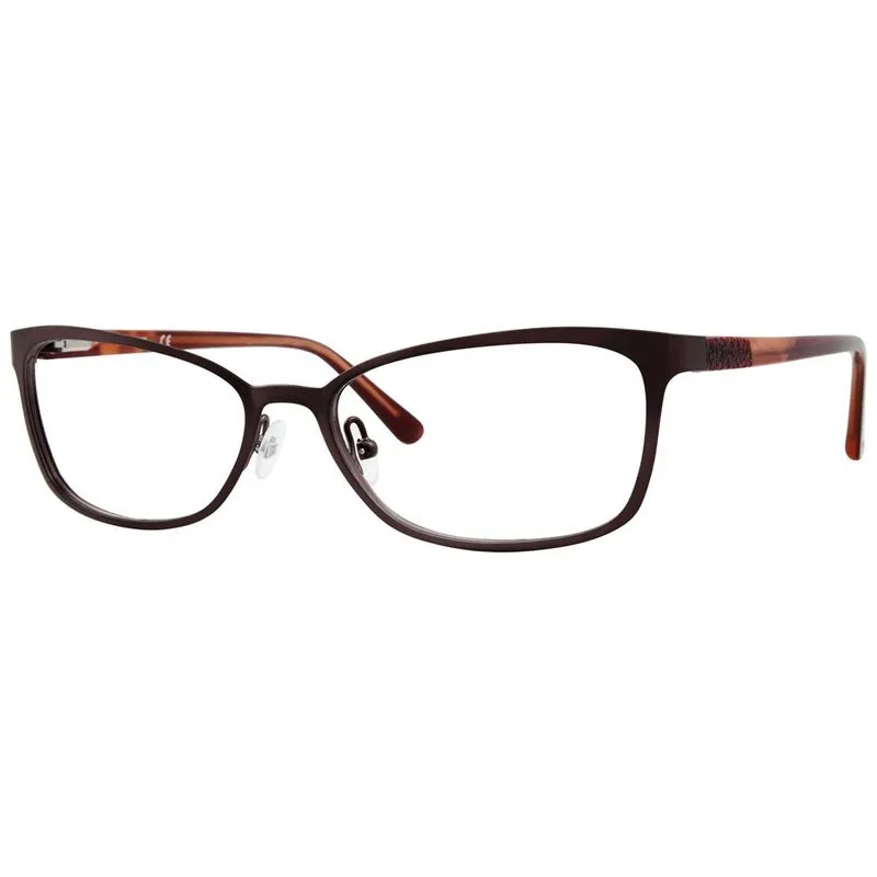 Adensco Ad 222 00t7 00 Óculos De Armação Plástica De Ameixa Feminina