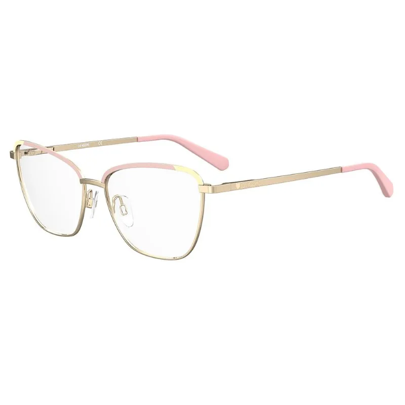 Armação De Óculos Moschino Love - Mol594 589 - Rosa 56