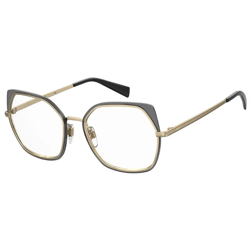 Armação De Óculos Levis Lv 1051 Kb7 - 53 Cinza
