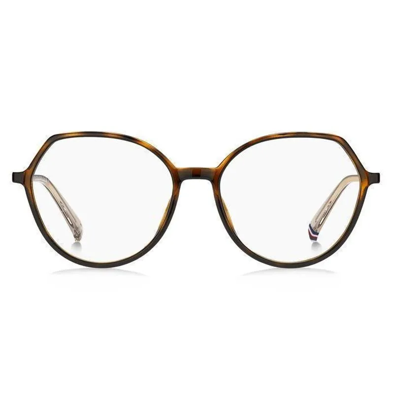 Óculos Tommy Hilfiger Havana Aro Fechado Feminino 54mm