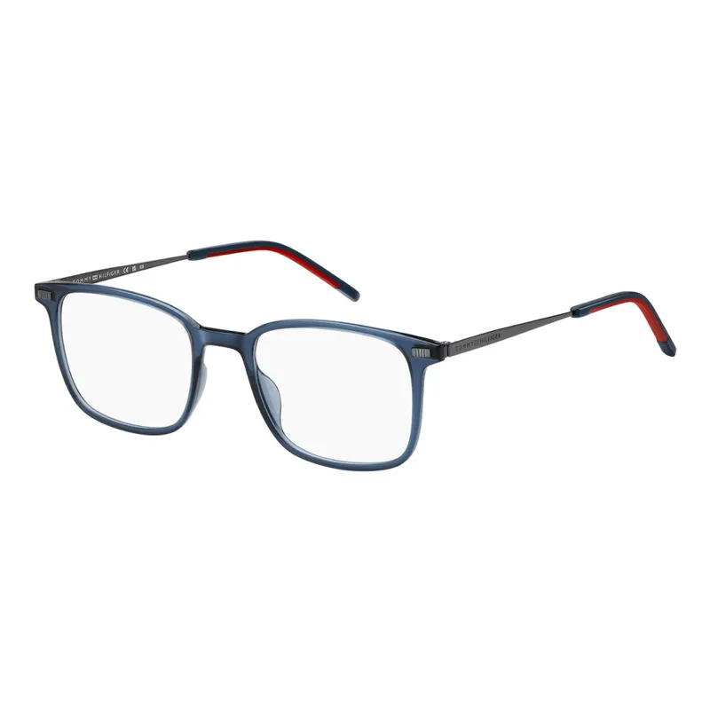 Armação de Óculos de Grau Tommy Hilfiger 2037 Unissex Retangular Acetato Azul Armação de Óculos de Grau Tommy Hilfiger 2037 Unissex Retangular Acetato A