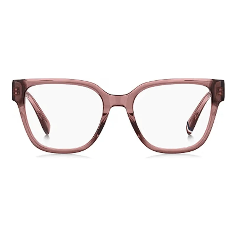 Armação para Óculos de Grau Feminina Tommy Hilfiger TH 2102 Rosa Transparente