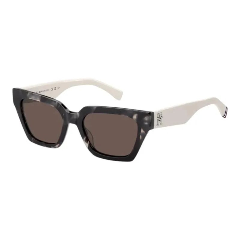 Óculos Tommy Hilfiger 2101S Preto e Bege Feminino
