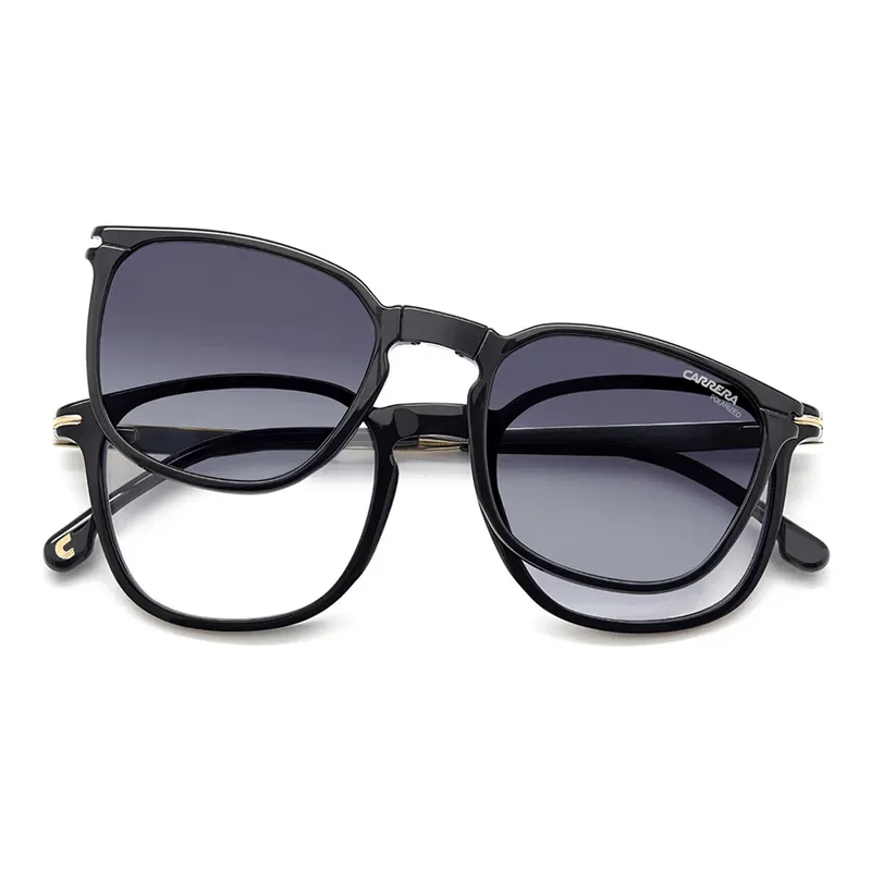 Óculos de Sol Carrera 332/C Masculino Retangular Policarbonato Preto