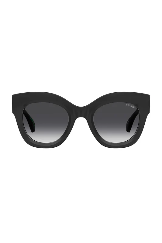 Gradient Lens Sunglasses - Black Black / OneFit