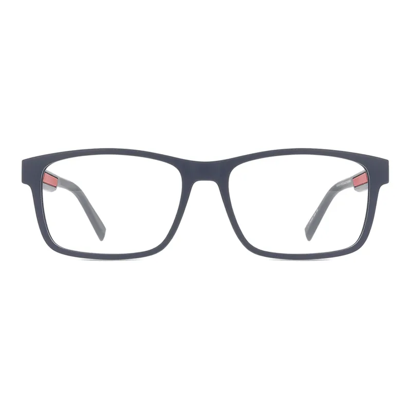 Armação para Óculos de Grau Masculino Tommy Hilfiger TH 2091 WIR 5416 Azul e Vermelho