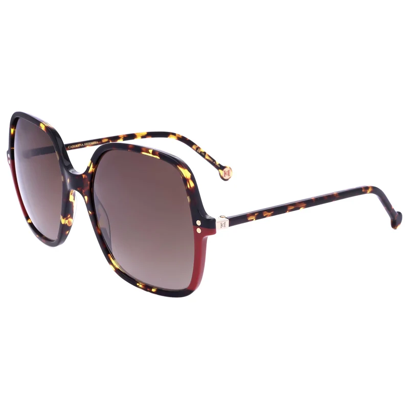 Carolina Herrera Women's 56mm Brown Sunglasses HER0244-S-O63-56 havana red