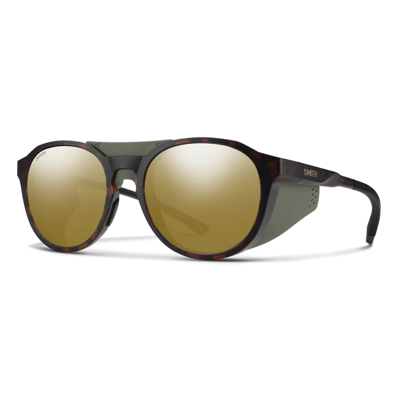 Smith Venture Sunglasses Matte Tortoise / ChromaPop Glass Polarized Bronze Mirror