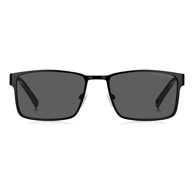Óculos de Sol Tommy Hilfiger 2087/S Masculino Retangular Acetato Preto