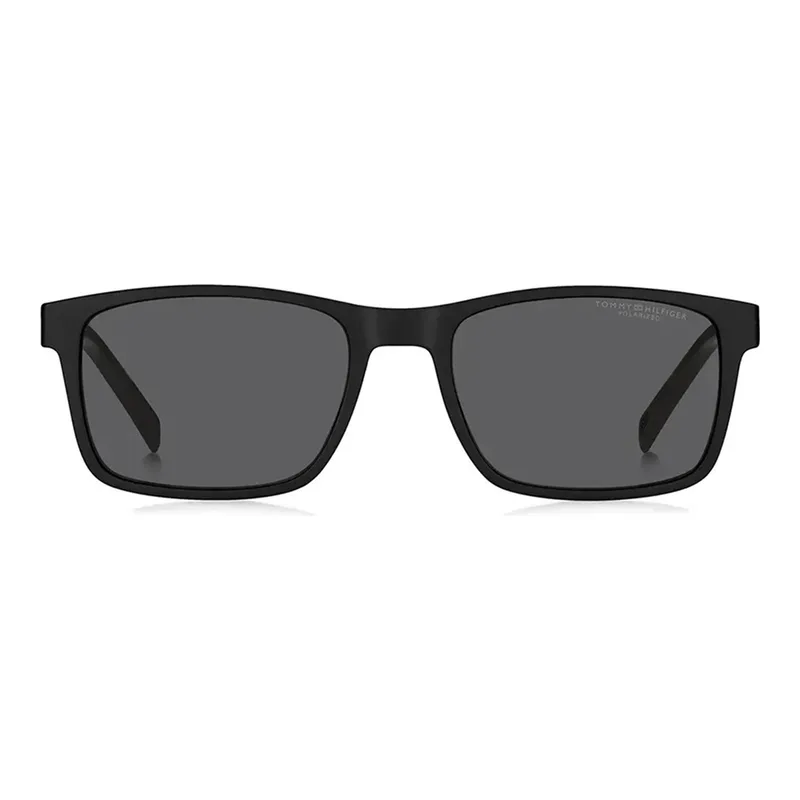Óculos de Sol Tommy Hilfiger 2089/S Masculino Retangular Acetato Preto